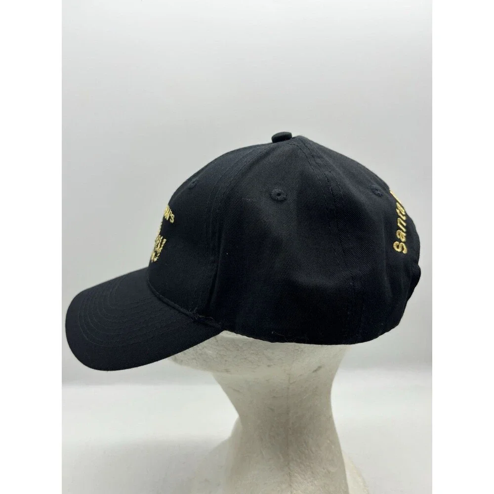 Capt Rons Galley 1934 Santa Monica CA Strapback Hat Black